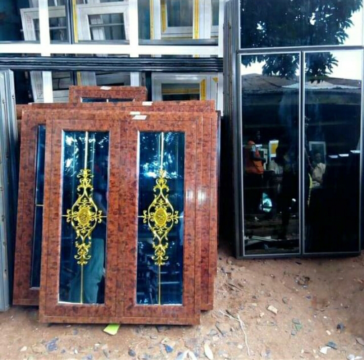 Aluminium casement window with wire glass installed by ServoraPrise in Nigeria