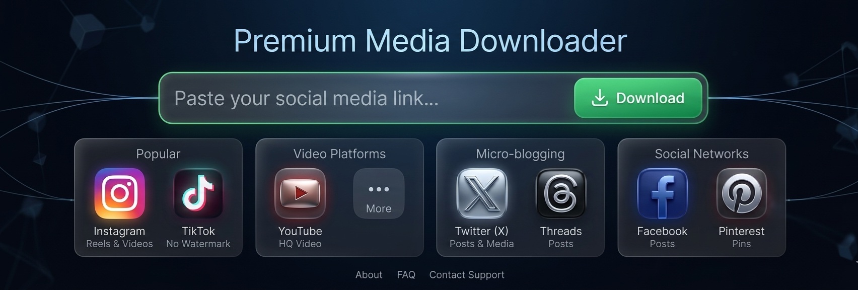 ServoraPrise Social Media Saver and Content Downloader Tool